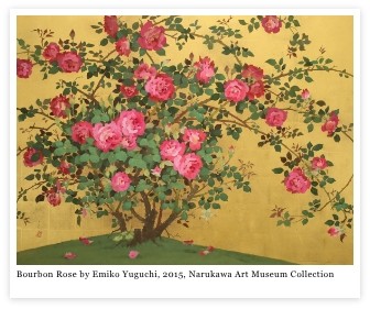 Bourbon Rose by Emiko Yuguchi, 2015, Narukawa Art Museum Collection