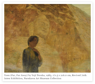 Yoen (Far, Far Away) by Yuji Tezuka, 1985, 171.5 x 216.0 cm, Revived 70th Inten Exhibition, Narukawa Art Museum Collection