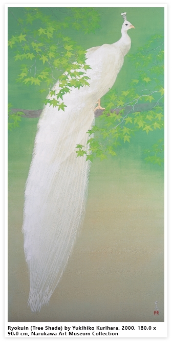 Ryokuin (Tree Shade) by Yukihiko Kurihara, 2000, 180.0 x 90.0 cm, Narukawa Art Museum Collection
